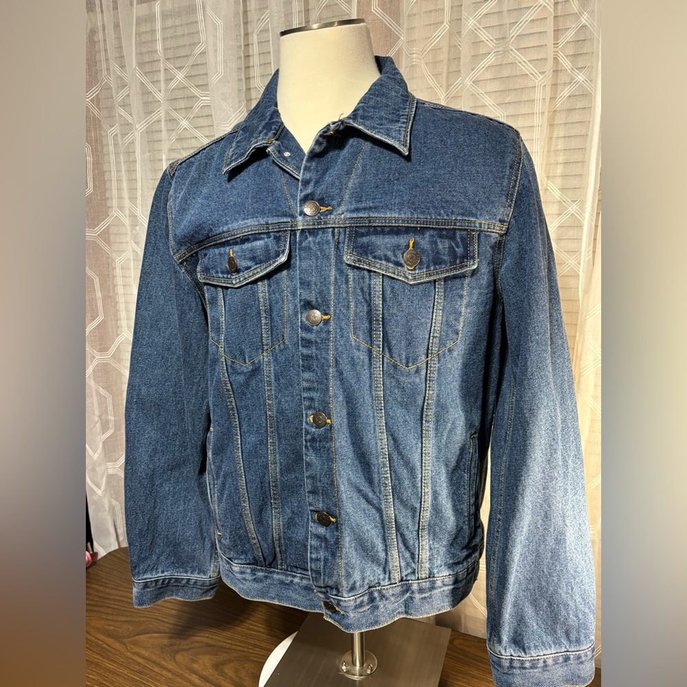 C.E SCHMIDT XL WORKWEAR Classic Blue Denim Jacket23”p2p 27”L 25” sleeve
